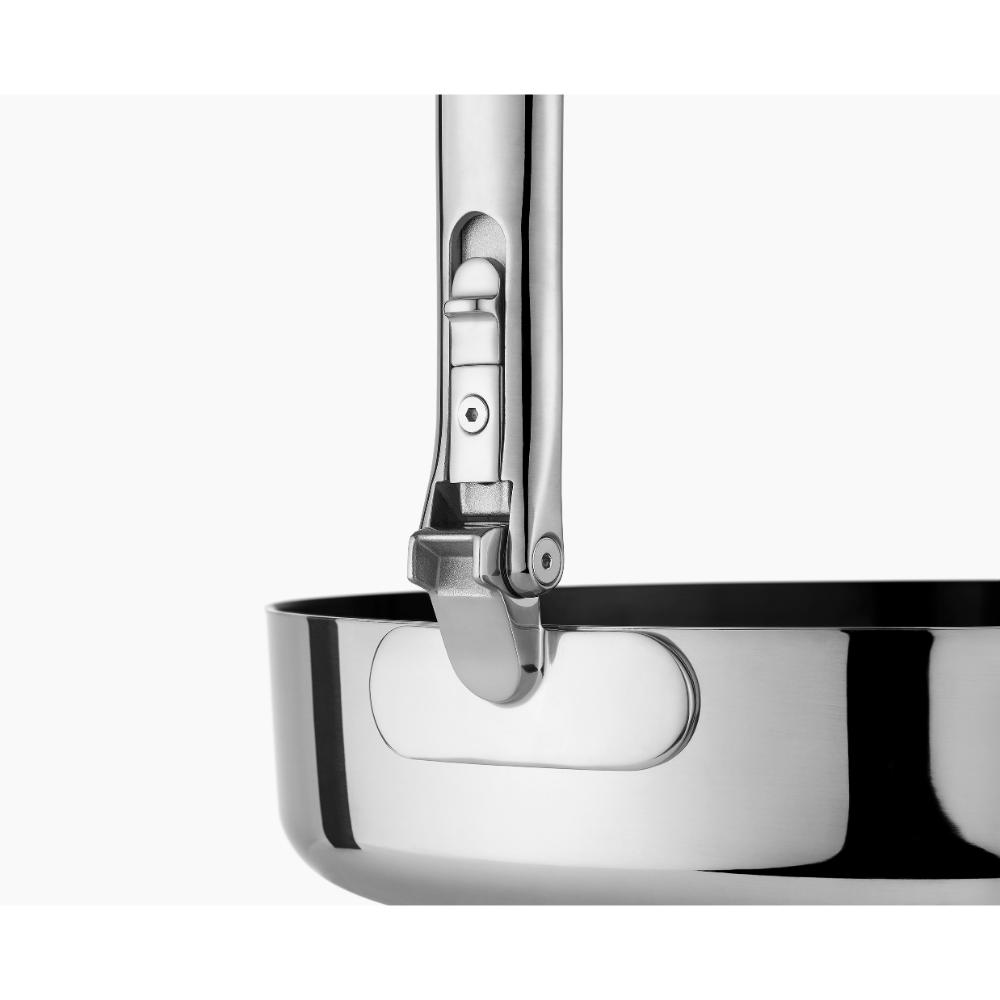 Joseph Joseph Space Steel 2 Piece Non Stick Stainless Steel Frypan Set
