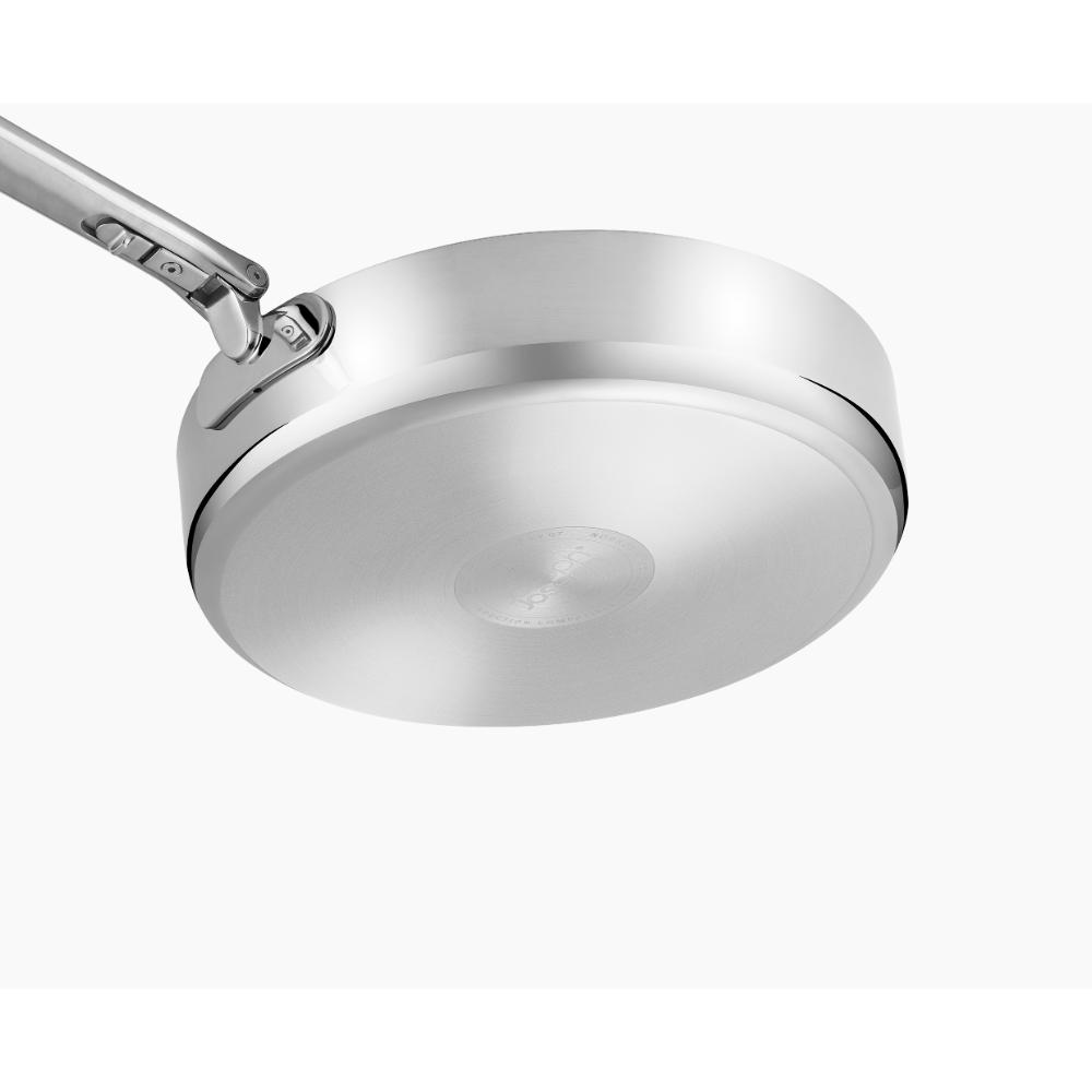 Joseph Joseph Space Steel 2 Piece Non Stick Stainless Steel Frypan Set