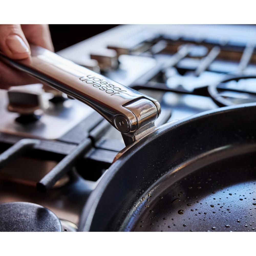 Joseph Joseph Space Steel 2 Piece Non Stick Stainless Steel Frypan Set