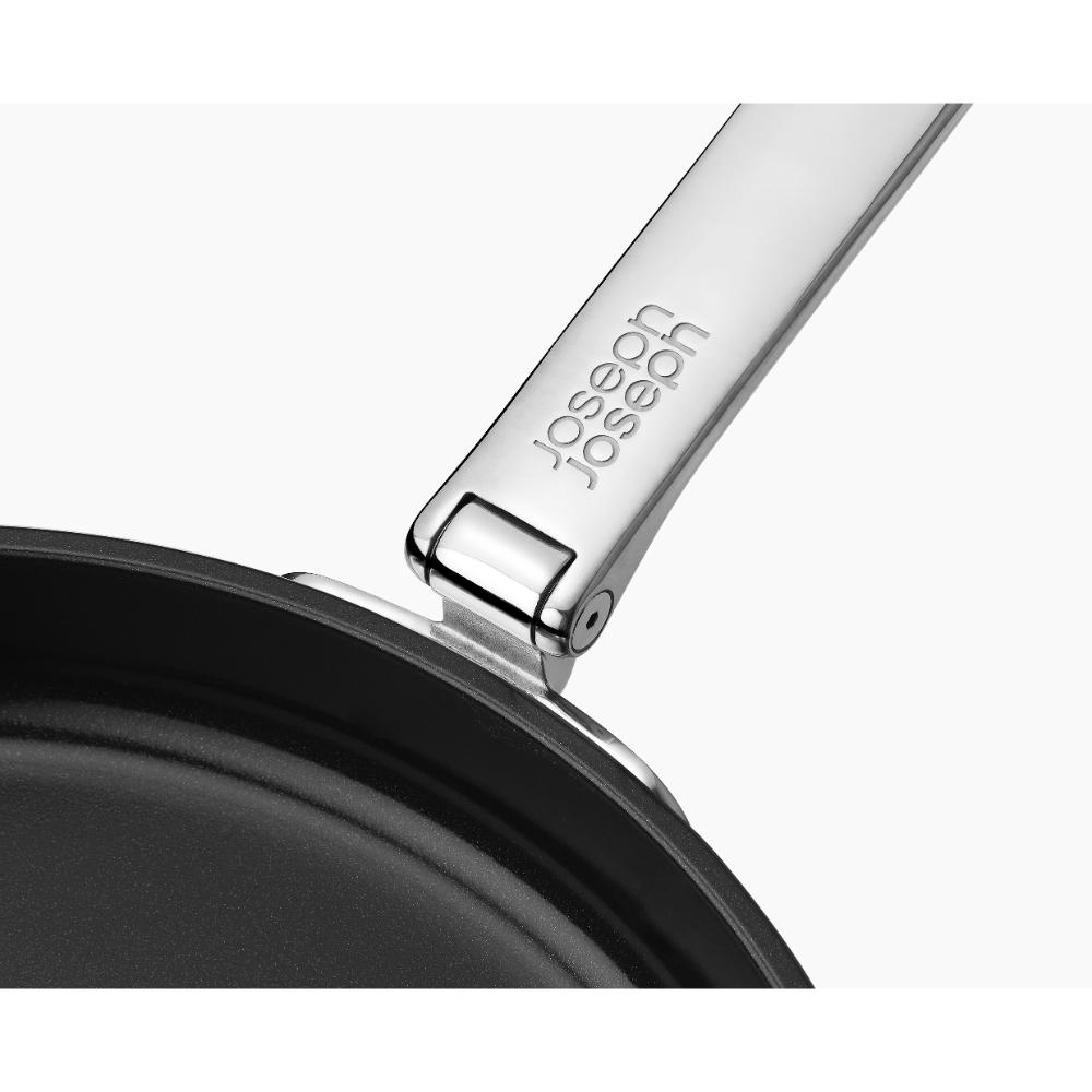 Joseph Joseph Space Steel 2 Piece Non Stick Stainless Steel Frypan Set