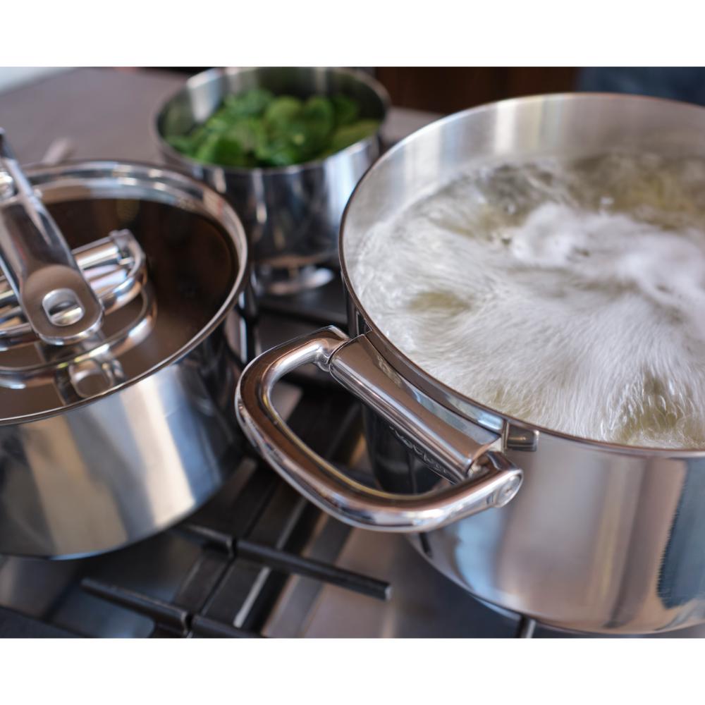 Joseph Joseph Space Steel 3 Piece Stainless Steel Saucepan Set