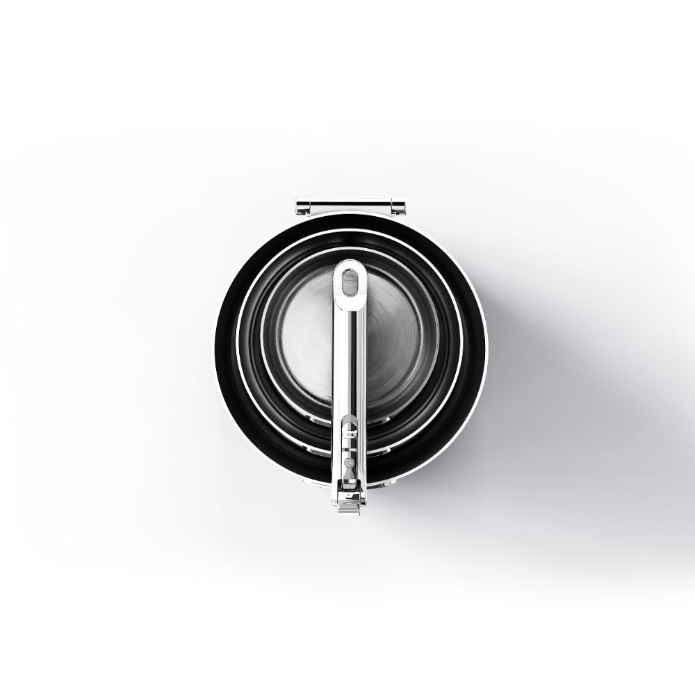 Joseph Joseph Space Steel 3 Piece Stainless Steel Saucepan Set