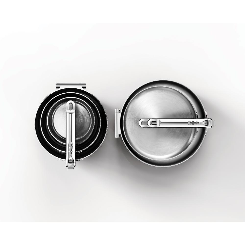 Joseph Joseph Space Steel 5 Piece Stainless Steel Cookware Set
