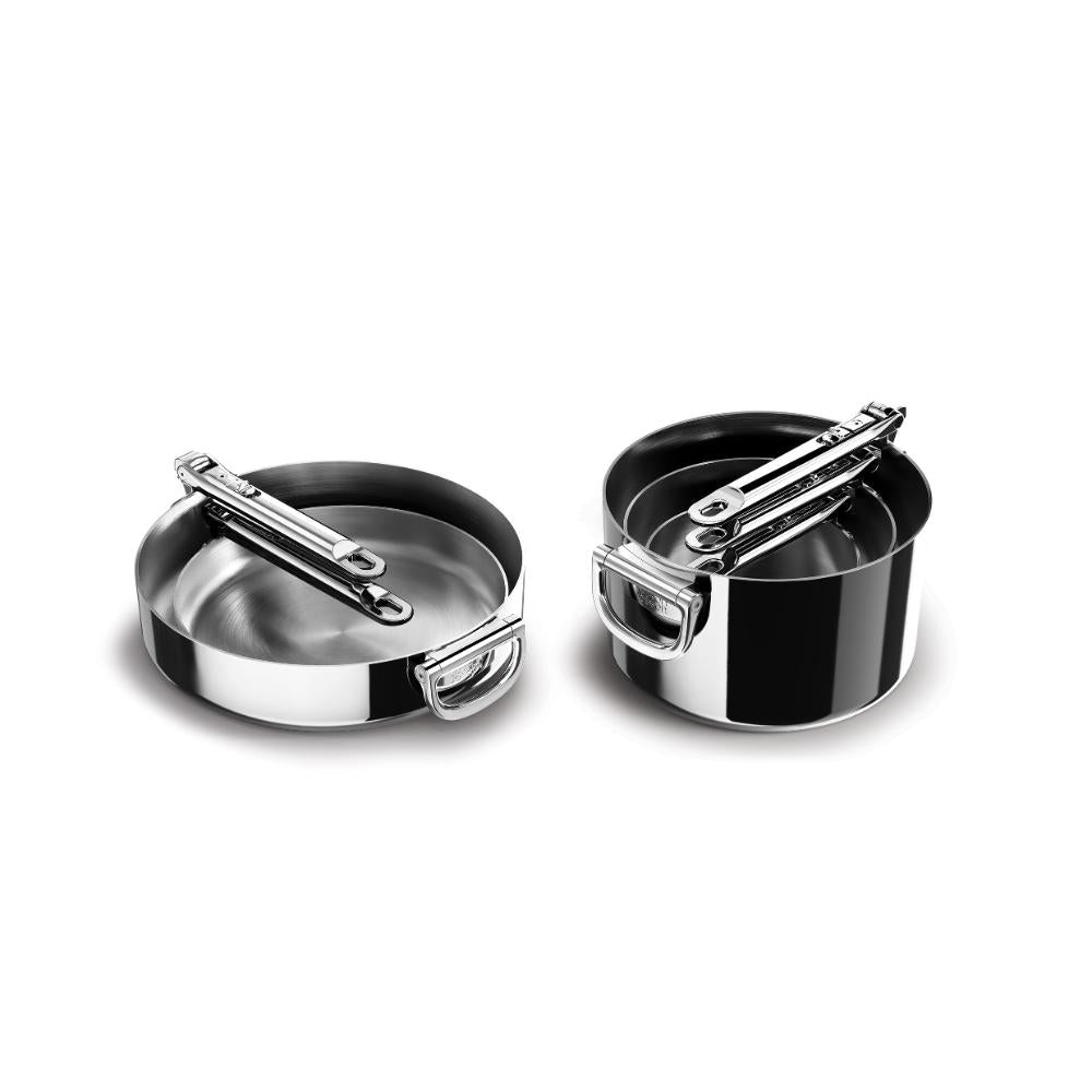 Joseph Joseph Space Steel 5 Piece Stainless Steel Cookware Set