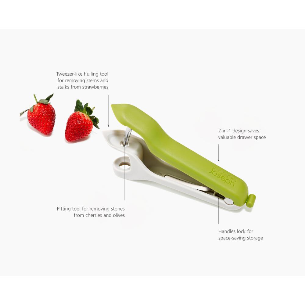Joseph Joseph Tweezy 2-In-1 Pitter And Huller