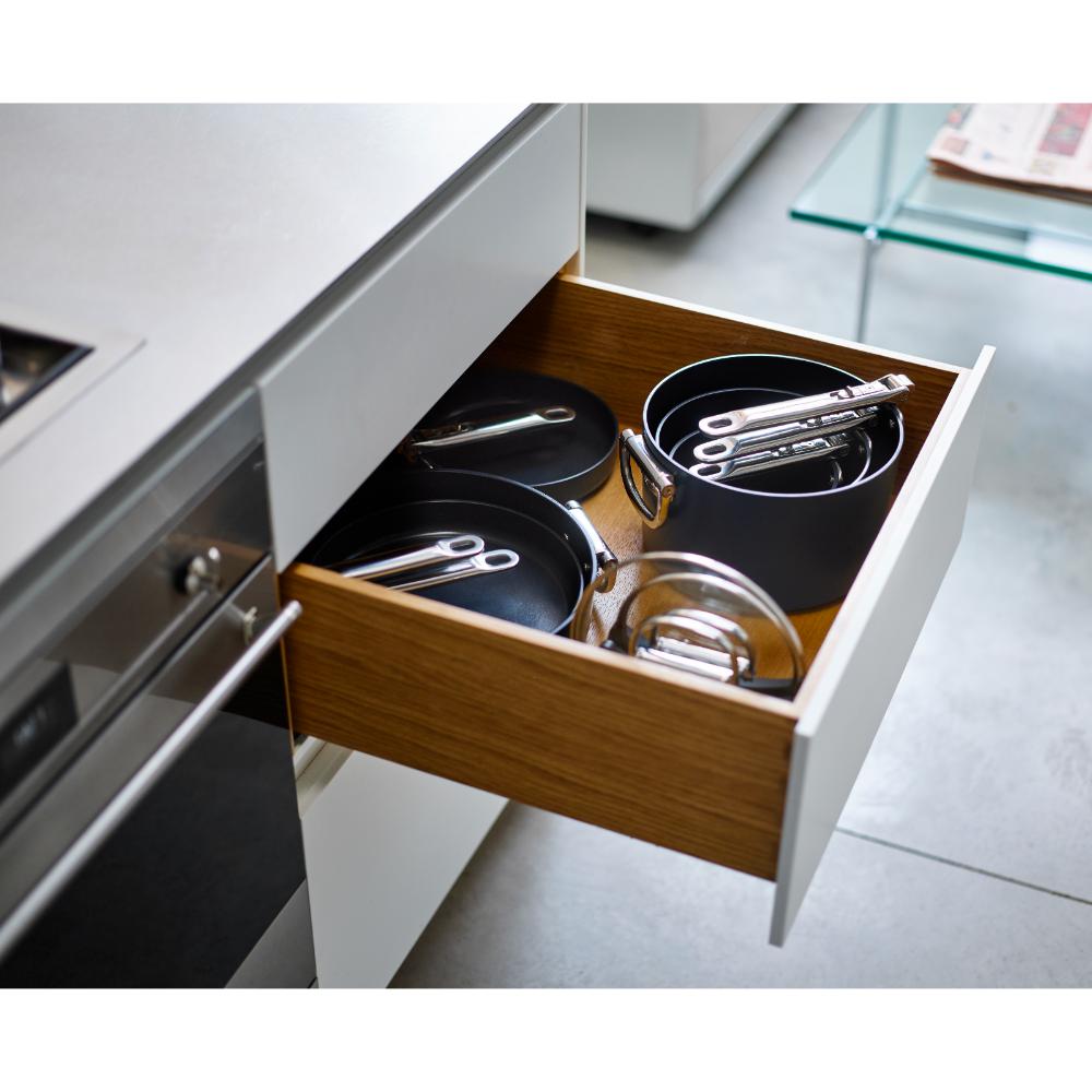 Joseph Joseph Space 3 Piece Non Stick Saucepan with Lids Set