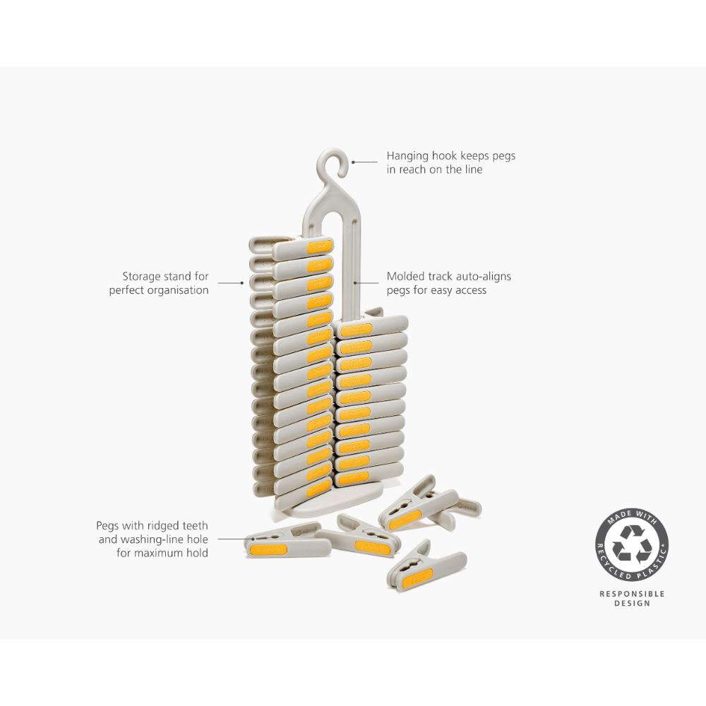 Joseph Joseph Pegstore 30 Piece Clothes Peg Set