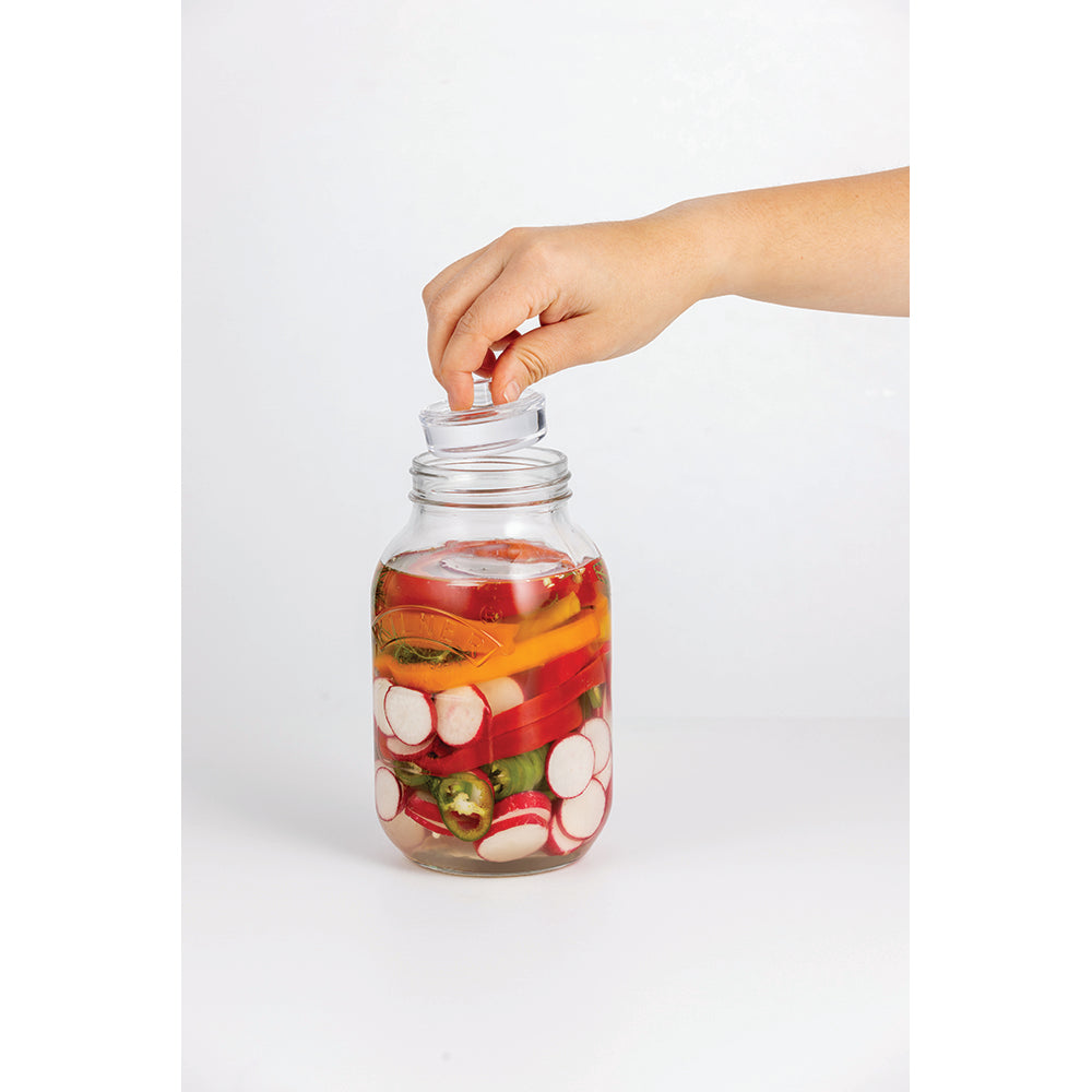 Kilner Set of 2 Fermentation Jars 1L