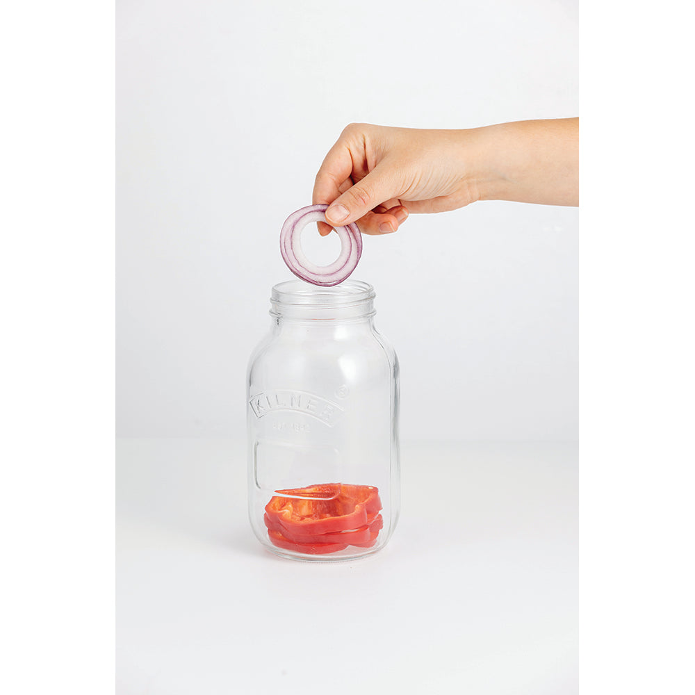 Kilner Set of 2 Fermentation Jars 1L