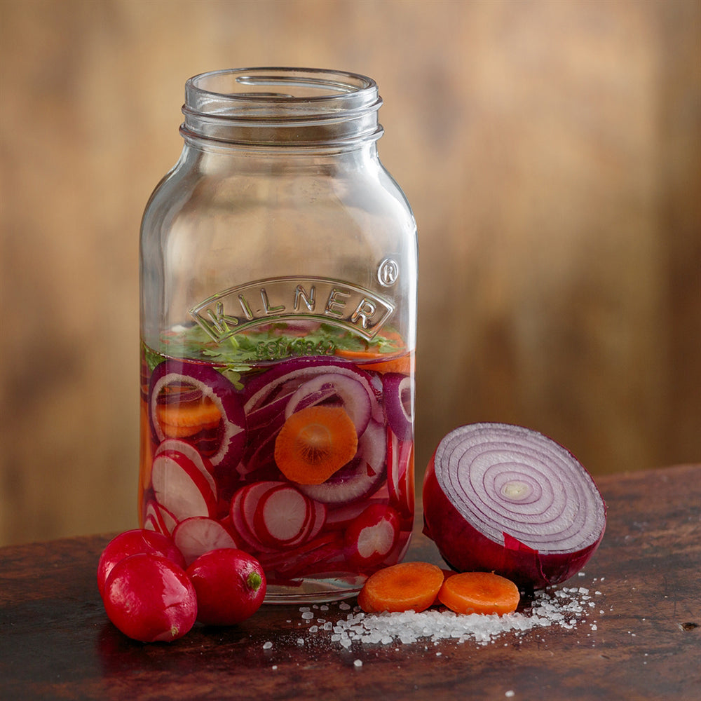 Kilner Set of 2 Fermentation Jars 1L