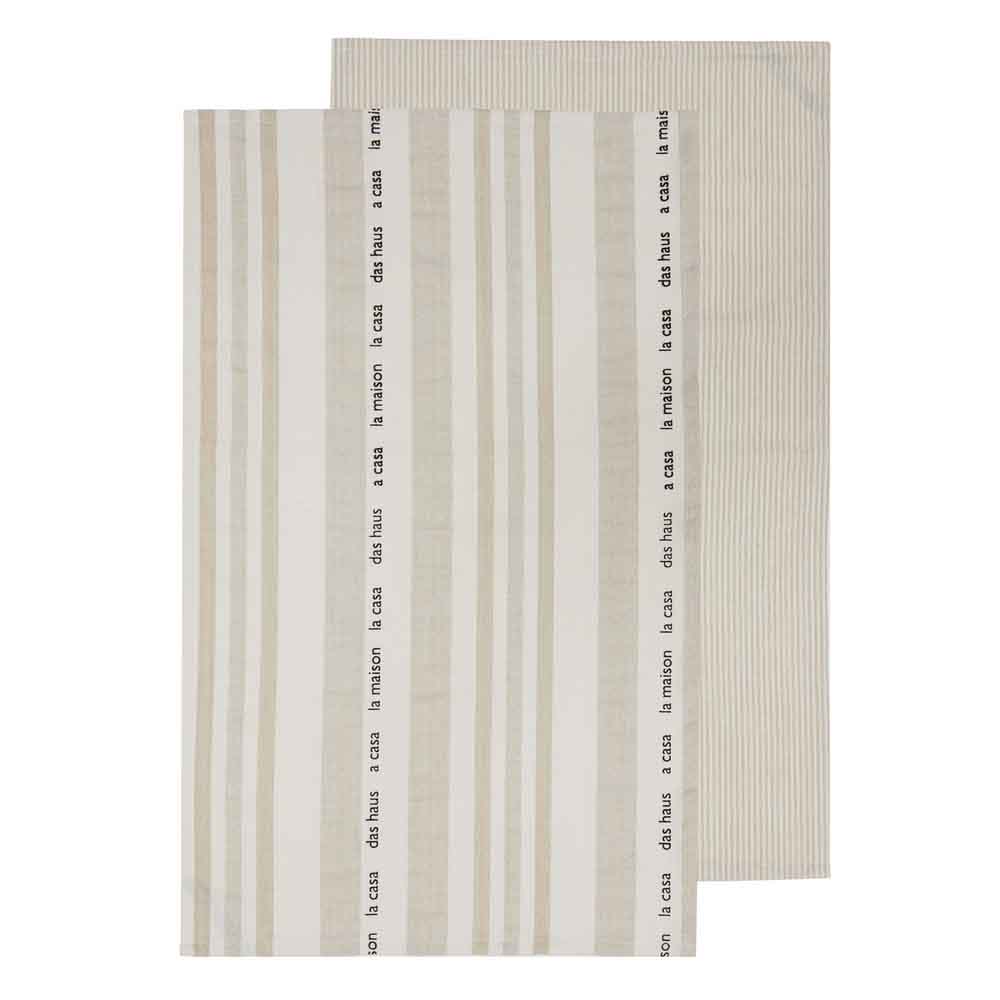 Ladelle La Casa Set of 2 Kitchen Towels