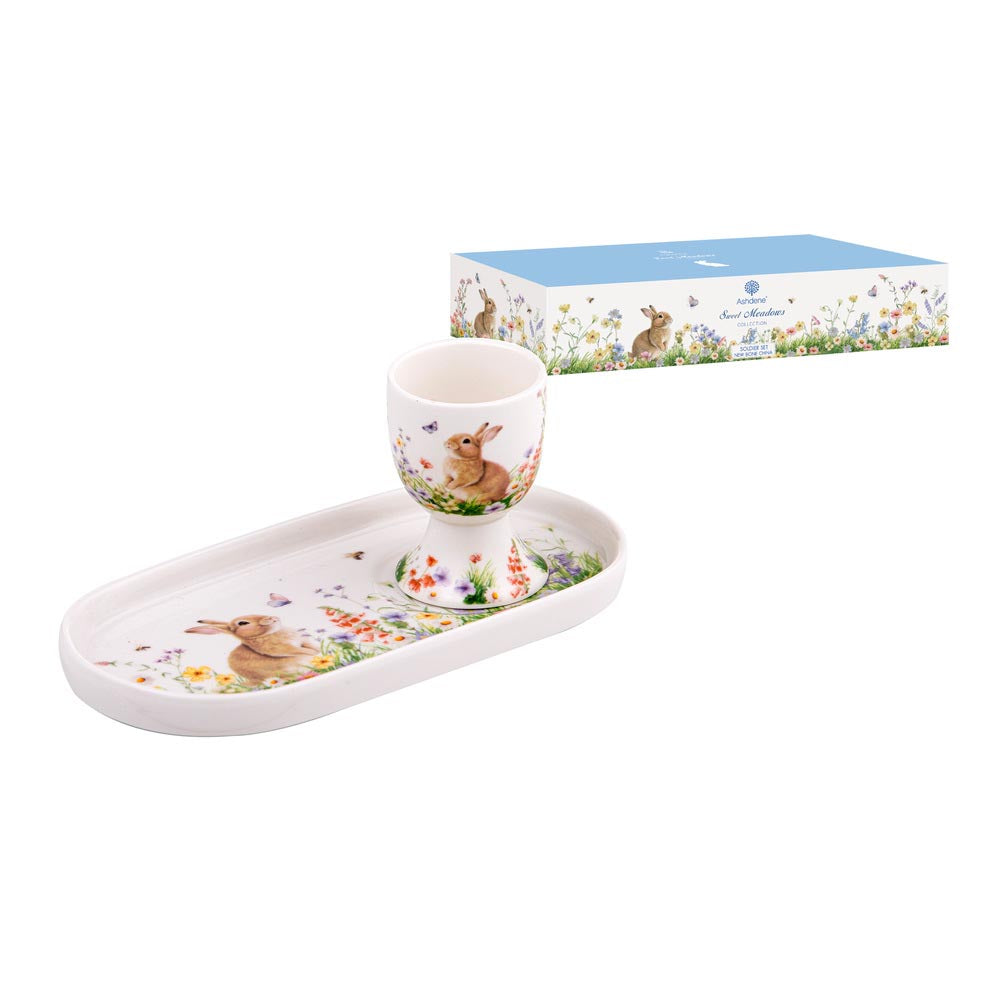 Egg cup and plate set - Ashdene Sweet Meadows Soldier Set at MyHouse