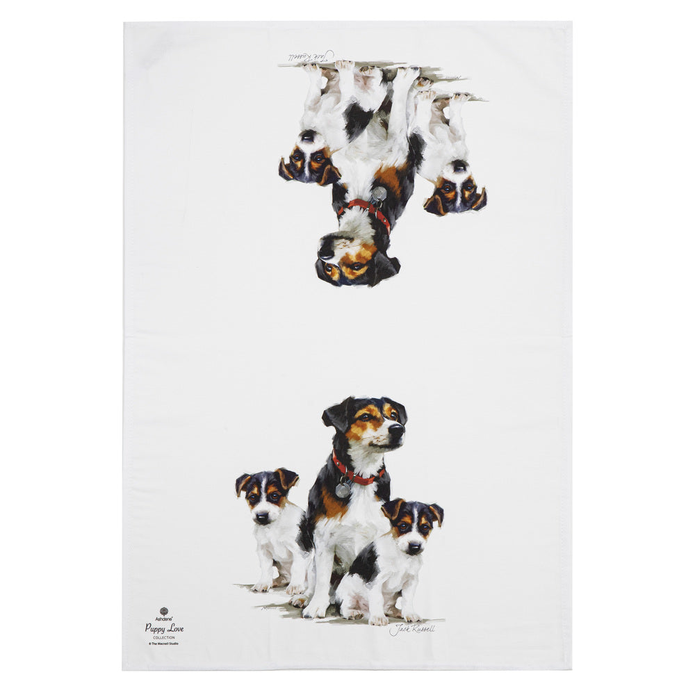 Ashdene Puppy Love Set of 2 Tea Towels