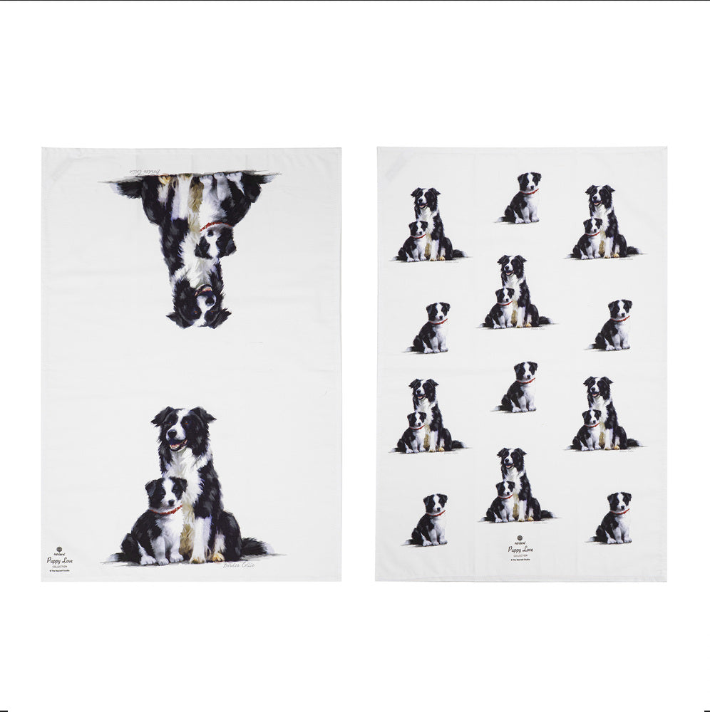 Ashdene Puppy Love Set of 2 Tea Towels
