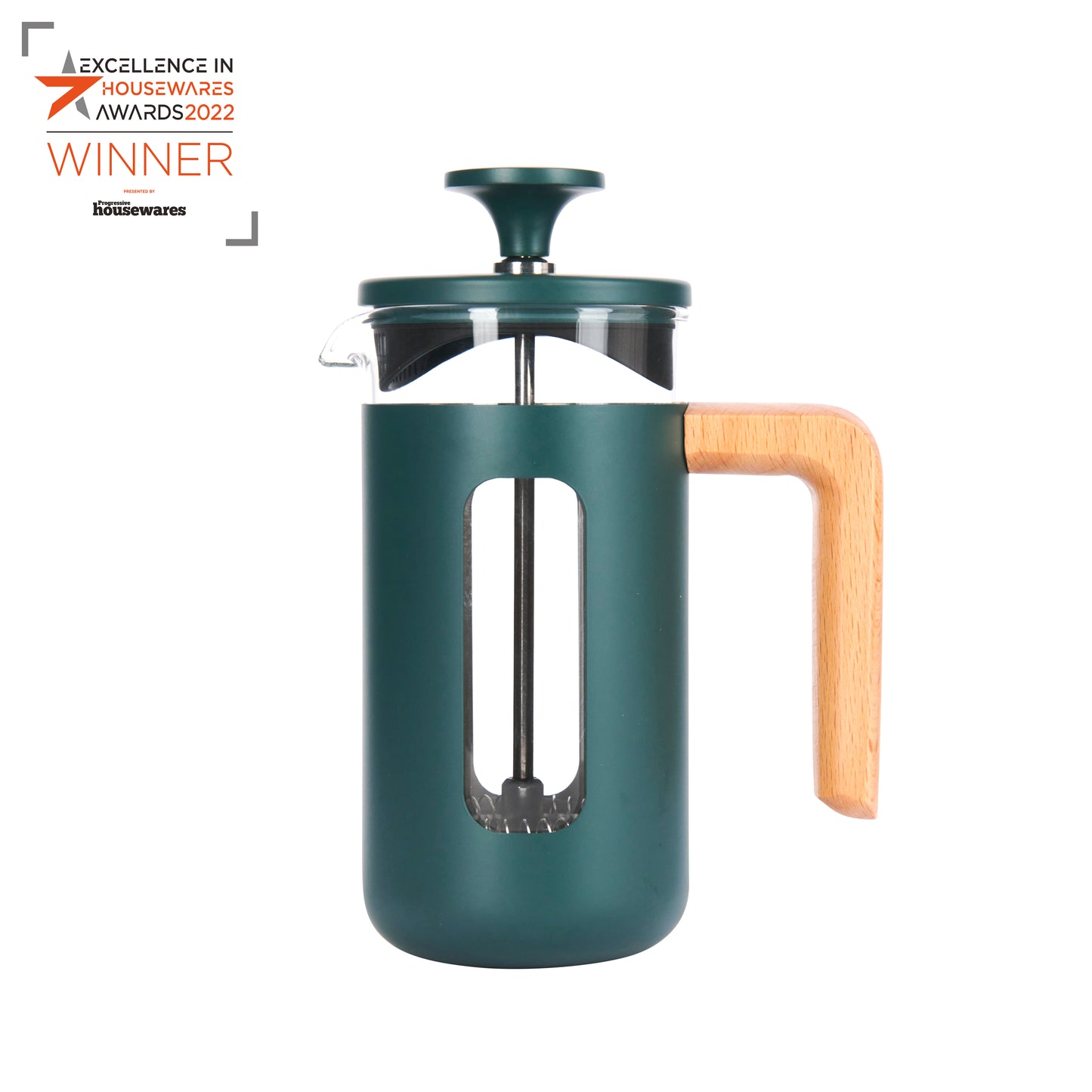 La cafetiere Pisa Three Cup Stainless Steel Cafetiere