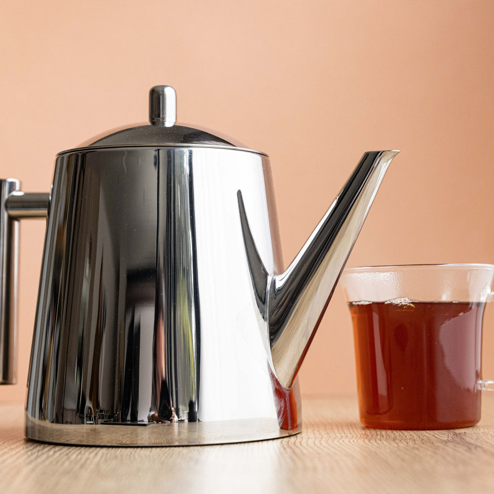 La Cafetiere Stainless Steel 8 Cup Infuser Teapot