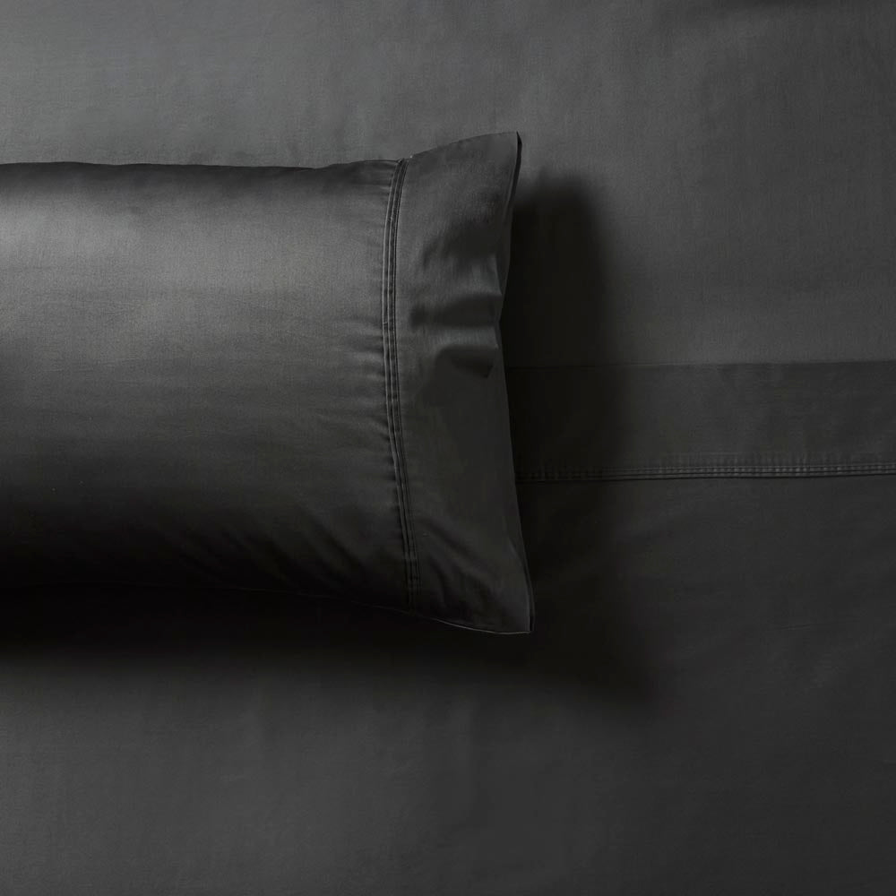 Ashton Standard Pillowcase Pair Graphite
