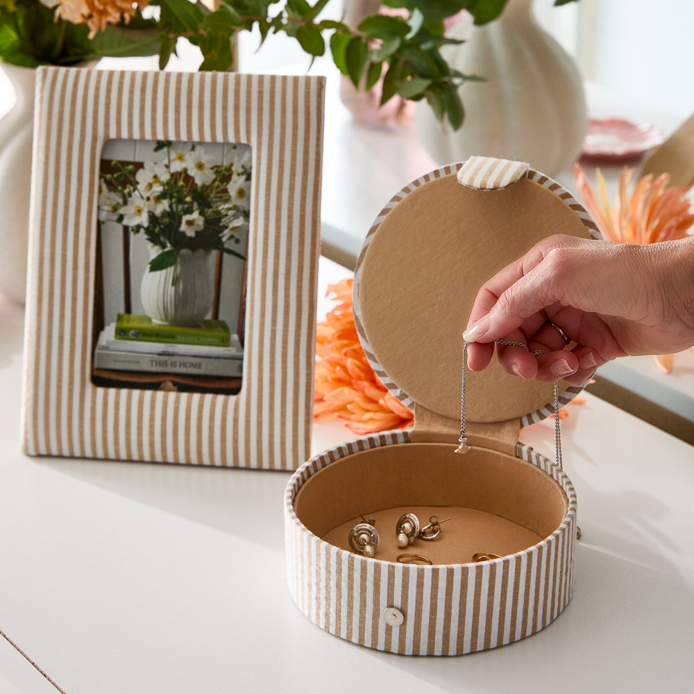MyHouse Mimi Jewellery Box Natural Stripe
