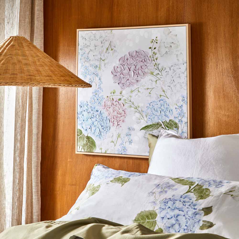 MyHouse Hydrangea Wall Art 60x60cm