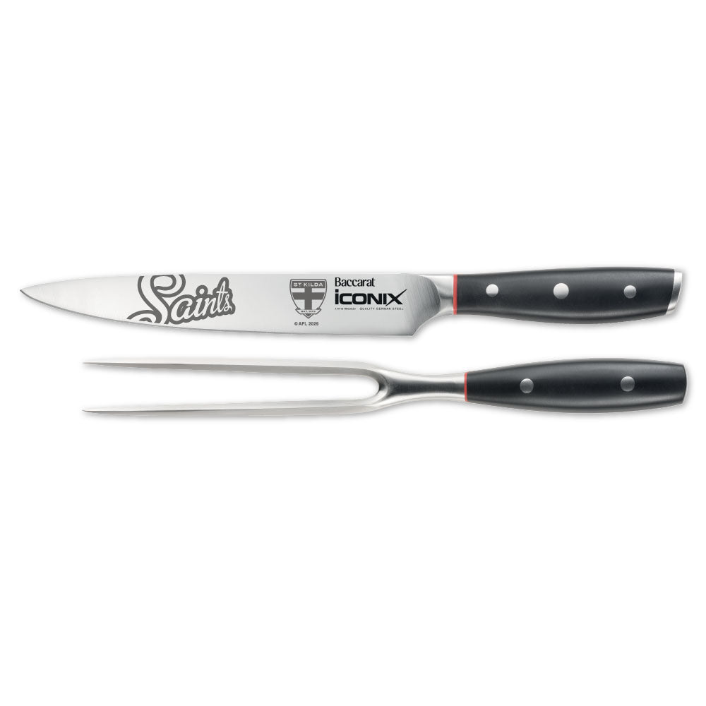 Baccarat iconiX Carving Knife Set AFL St Kilda Saints at MyHouse