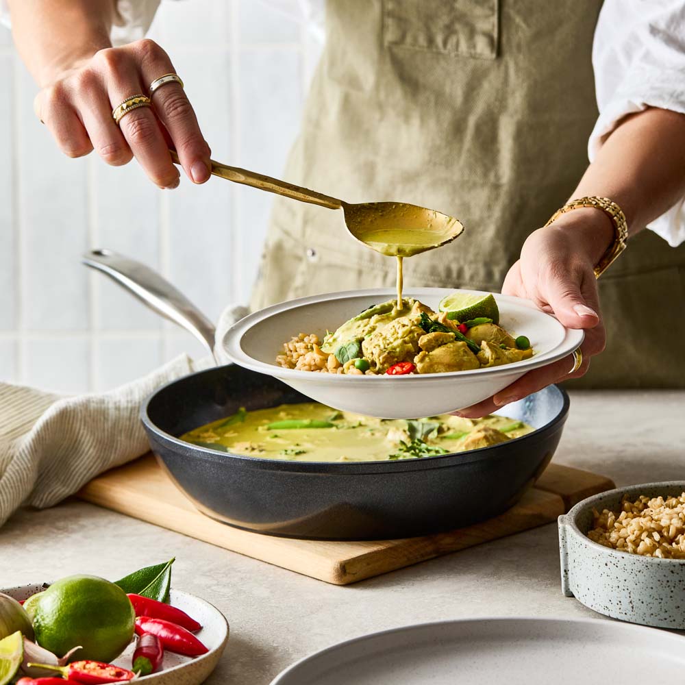 Baccarat GREEN STONE Frypan 28cm