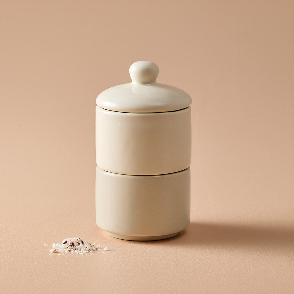 Alex Liddy Harley Salt & Pepper Holder Cream at MyHouse