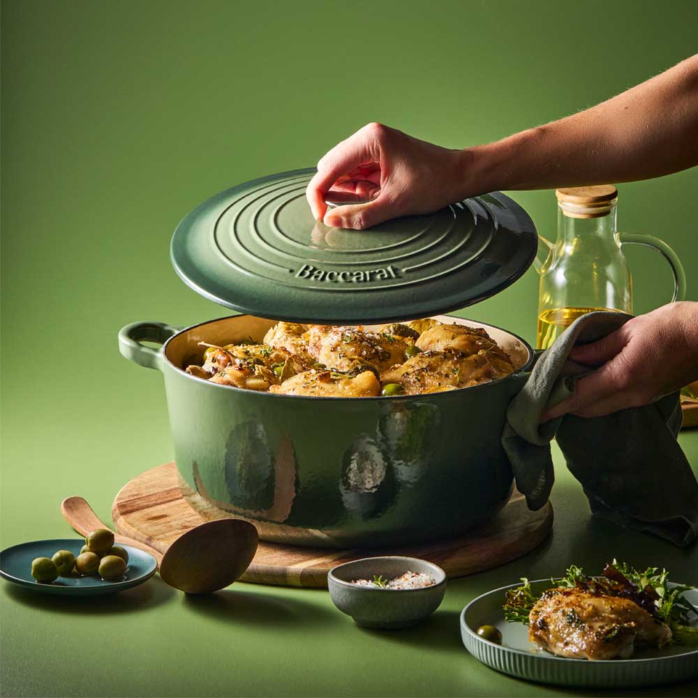Baccarat Le Connoisseur Cast Iron Round French Oven 6.3L - Limited Edition