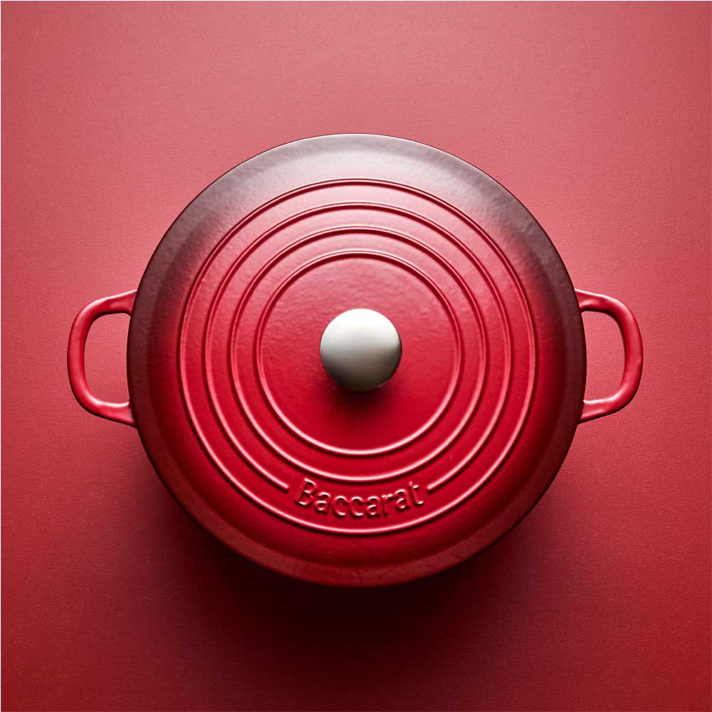 Baccarat Le Connoisseur Cast Iron Round French Oven 6.3L - Limited Edition