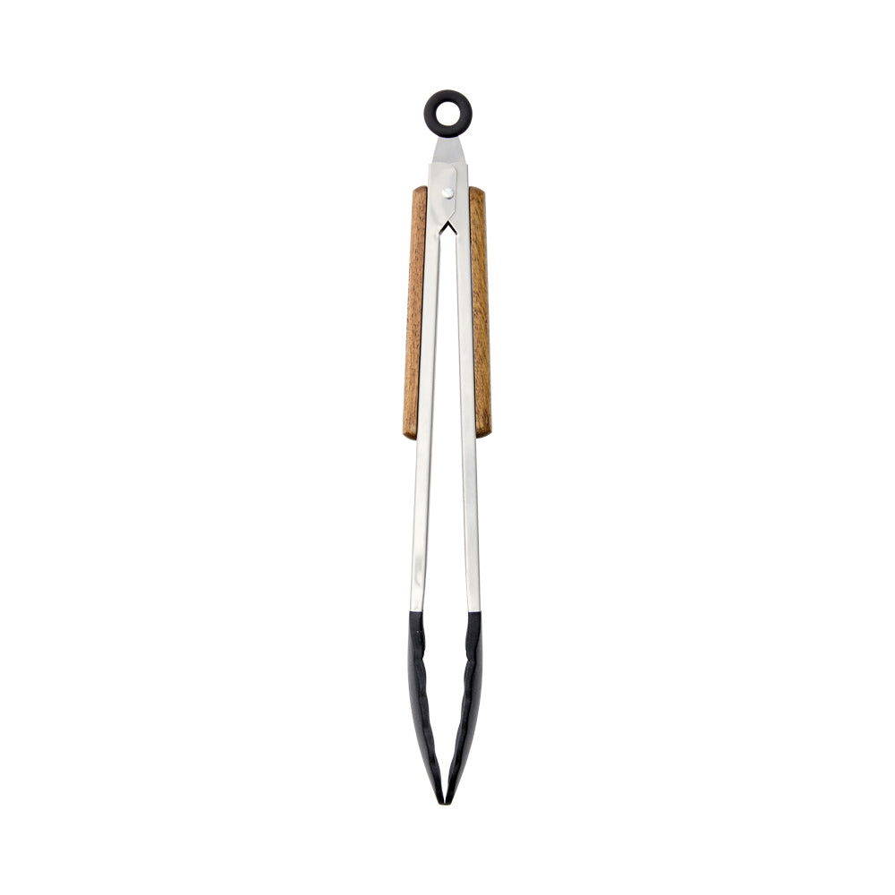 Alex Liddy Rustica Silicone Tongs with wooden handles in navy blue at MyHouse