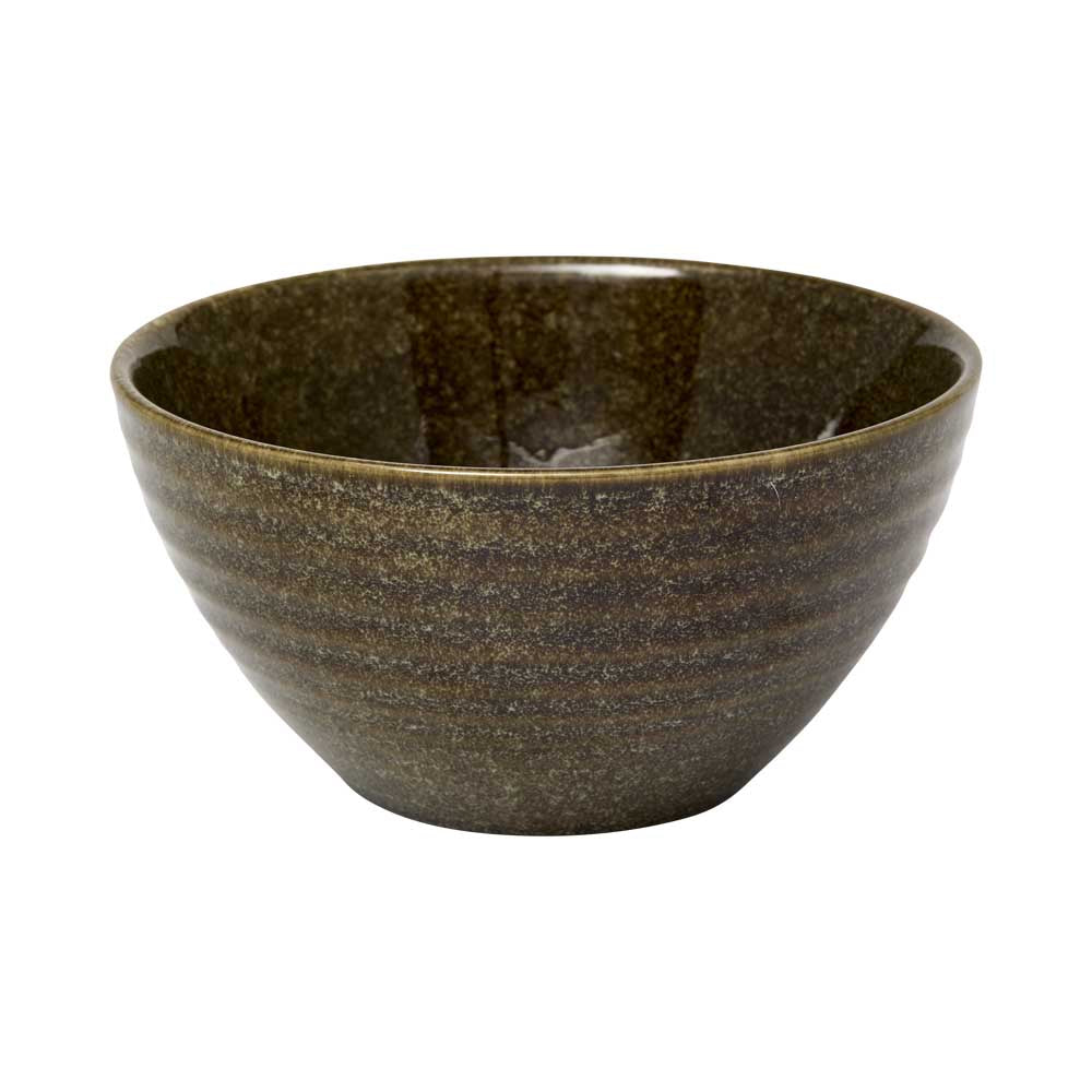 Alex Liddy Rustica Stoneware Bowl 11cm in Forest Green at MyHouse