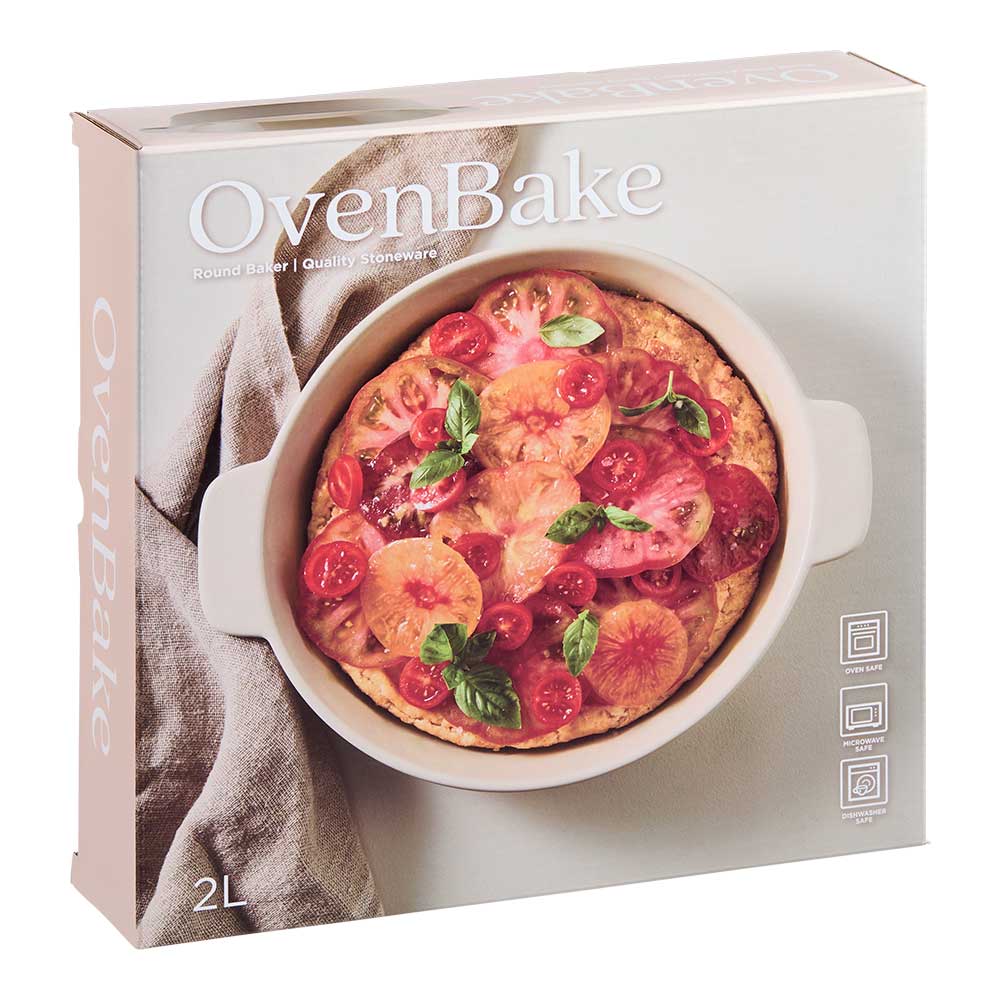 OvenBake Round Baker 2L Oat Cream at MyHouse