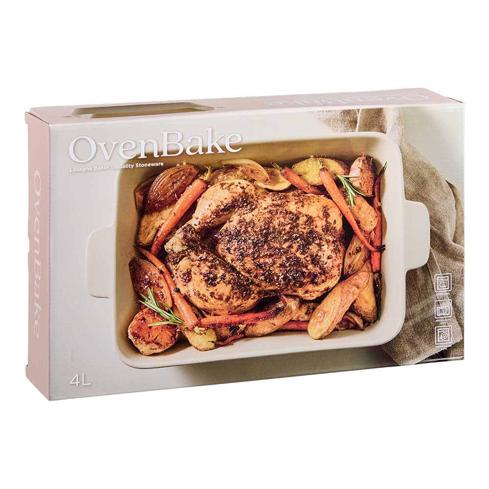 OvenBake Lasagne Baker 4L Oat Cream at MyHouse
