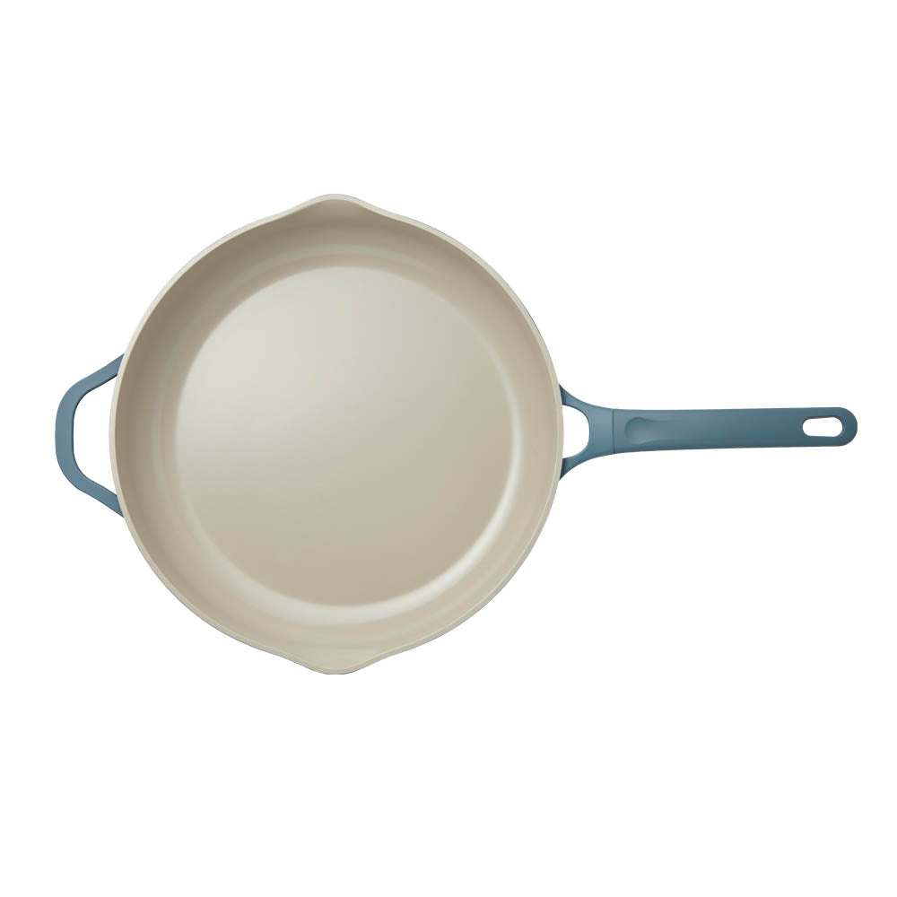 NOOK by Baccarat Frypan with Helper Handle 32cm denim blue
