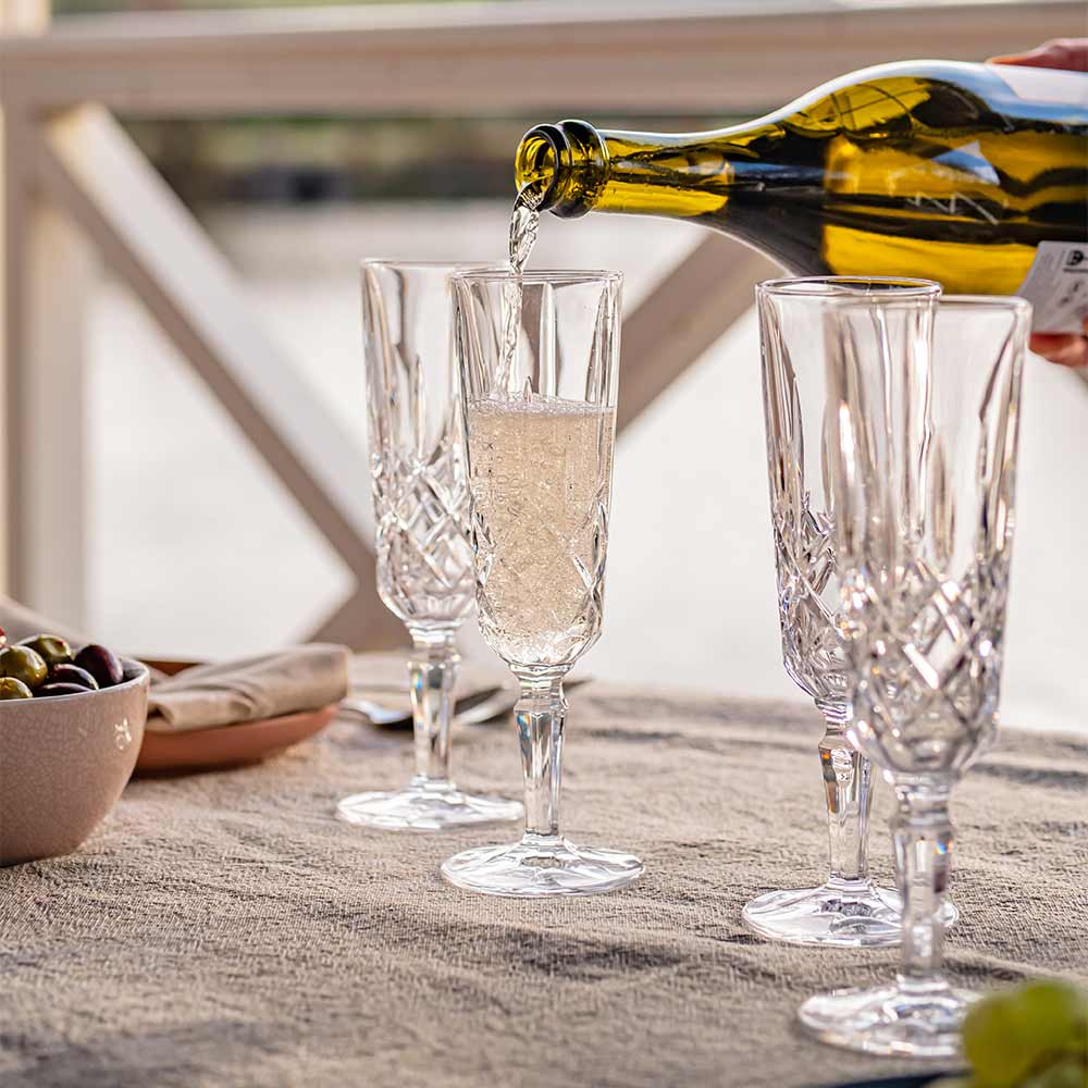 Nachtmann Set of 4 Noblesse Champagne Glasses