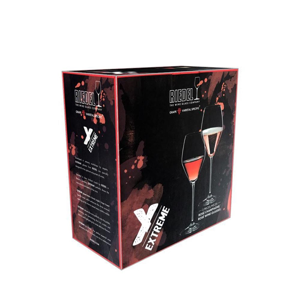 Riedel Set of 2 Extreme Rose & Champagne Glasses