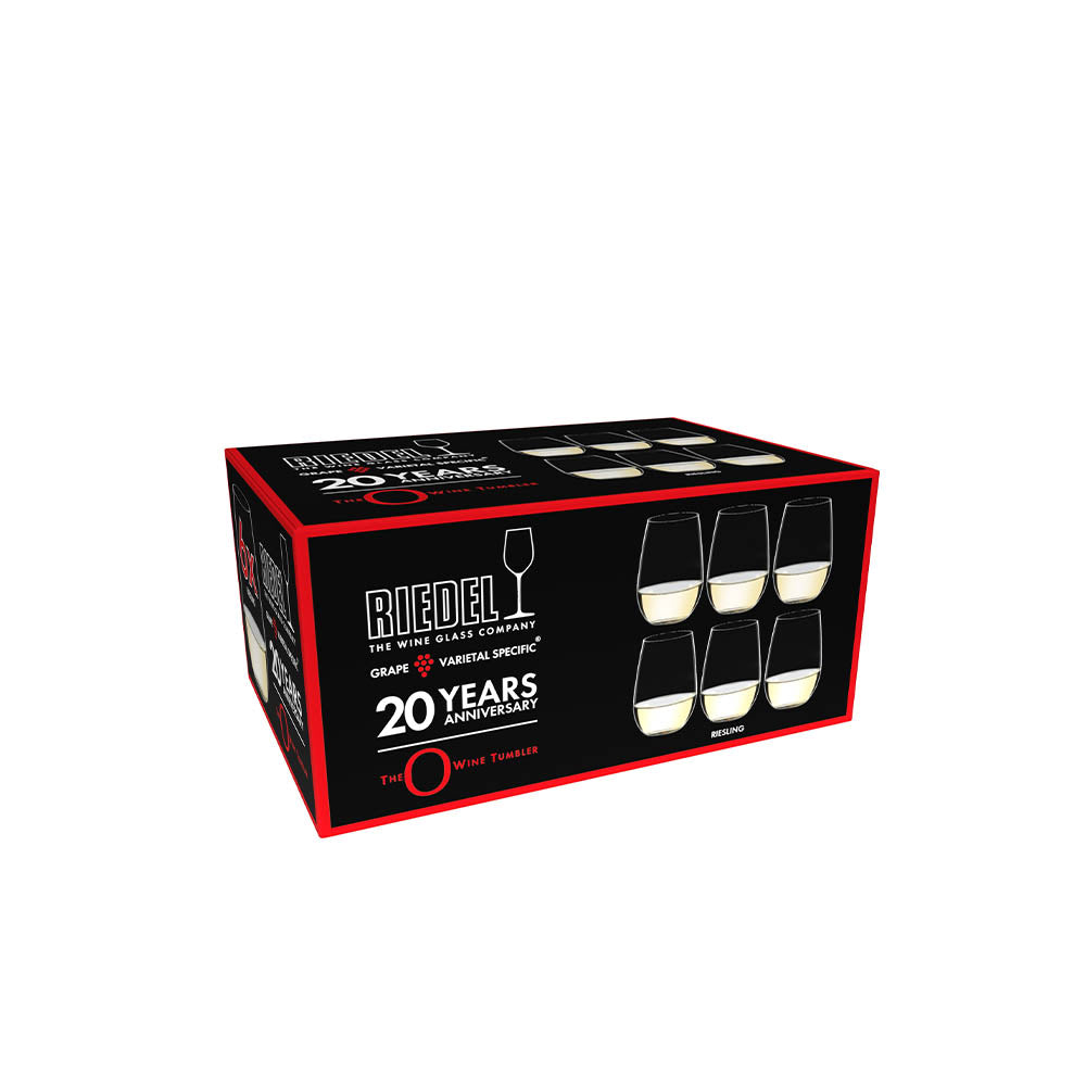 Riedel Set of 6 O Riesling & Zinfandel Wine Tumblers