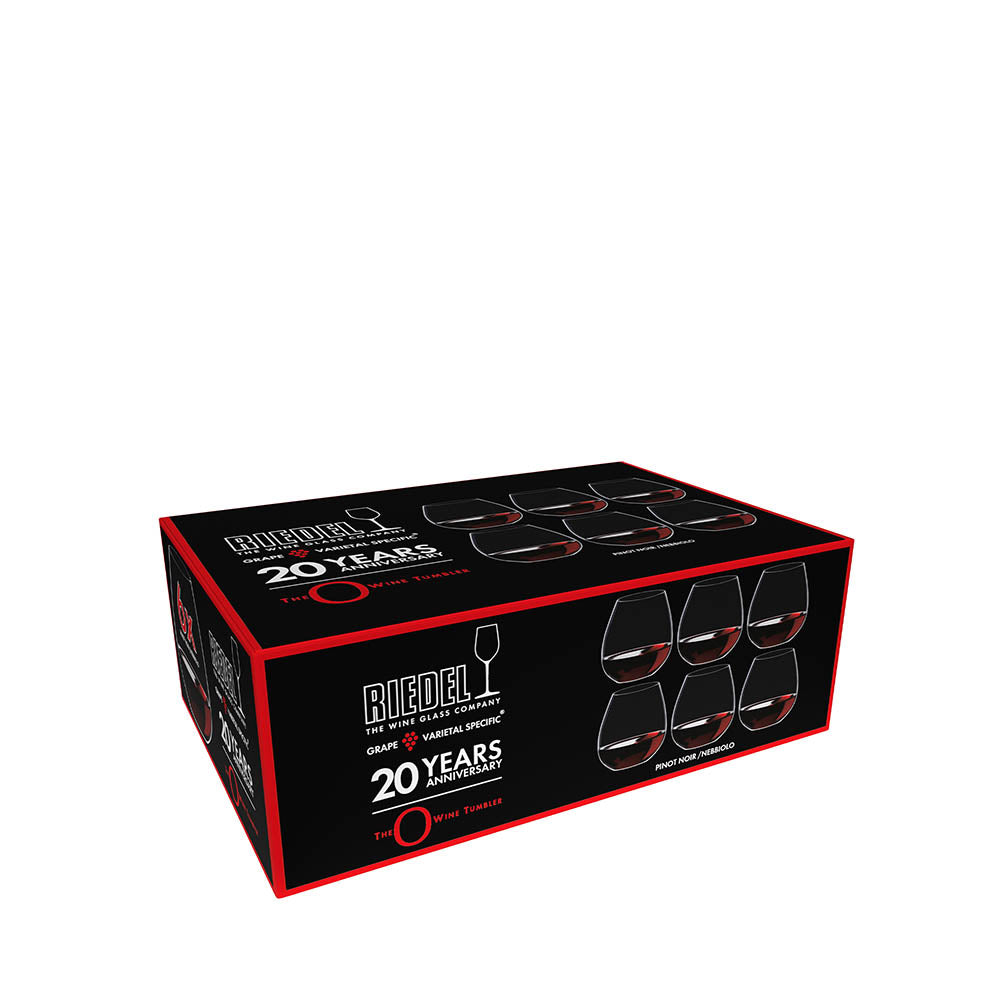 Riedel Set of 6 O Pinot Noir Wine Tumblers