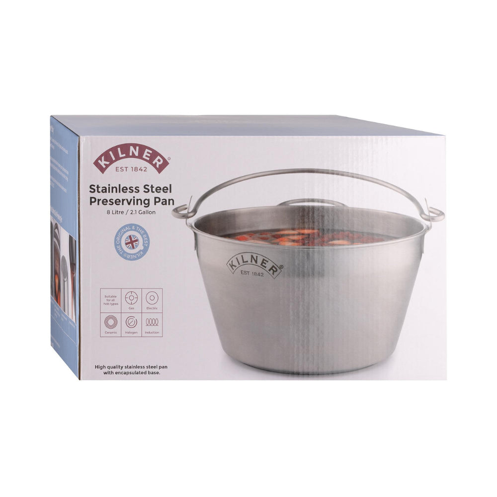 Kilner Original Stainless Steel Jam Pan 8L