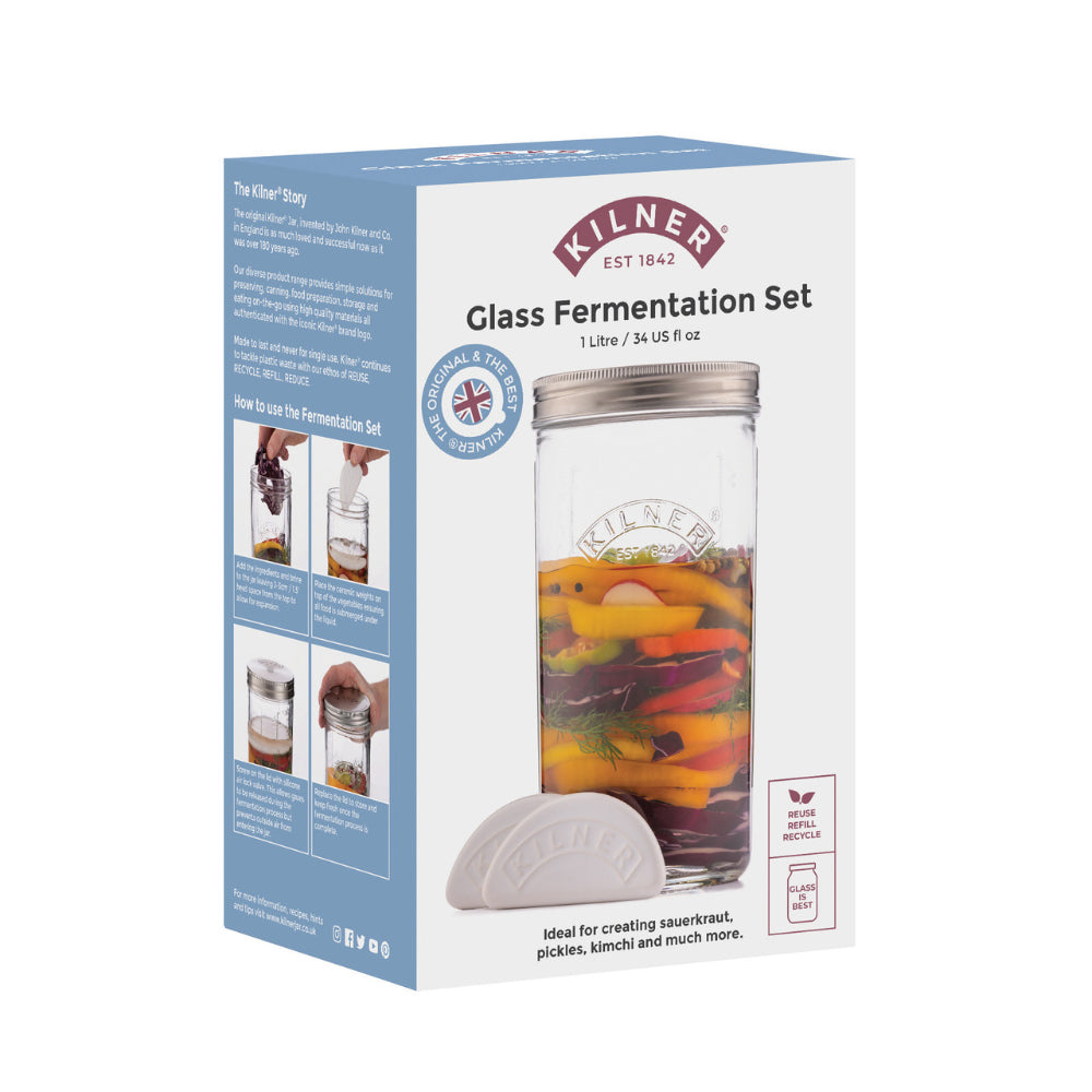Kilner Wide Mouth Fermentation Set 1L