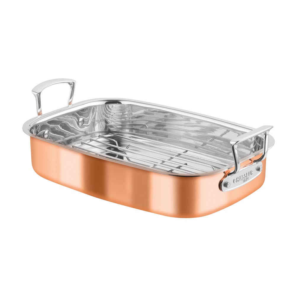 Chasseur Escoffier Induction Roasting Pan With Rack 35cm - MyHouse