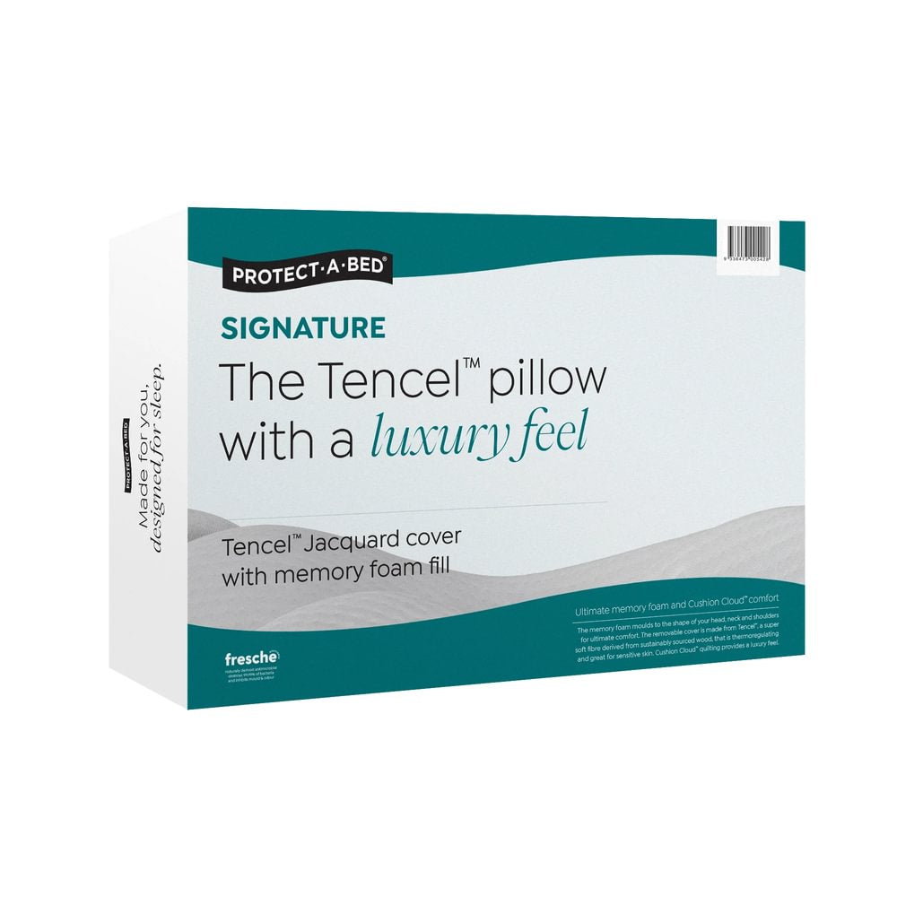Protect-A-Bed Signature Tencel Fibre Pillow Low/Medium Profile
