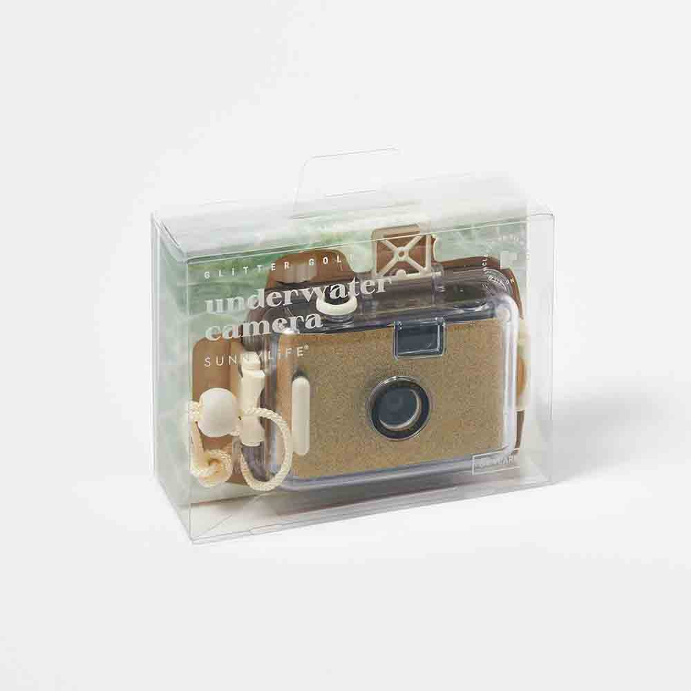 SUNNYLiFE Underwater Camera Glitter Gold