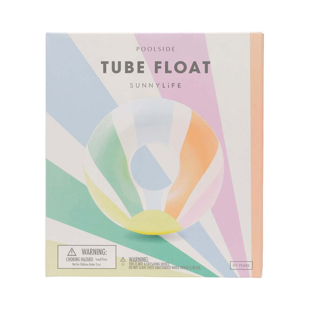 SUNNYLiFE Pool Side Tube Float Pastel Gelato