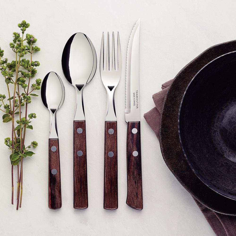 Tramontina Charcuterie 24 Piece Polywood Tableware Set