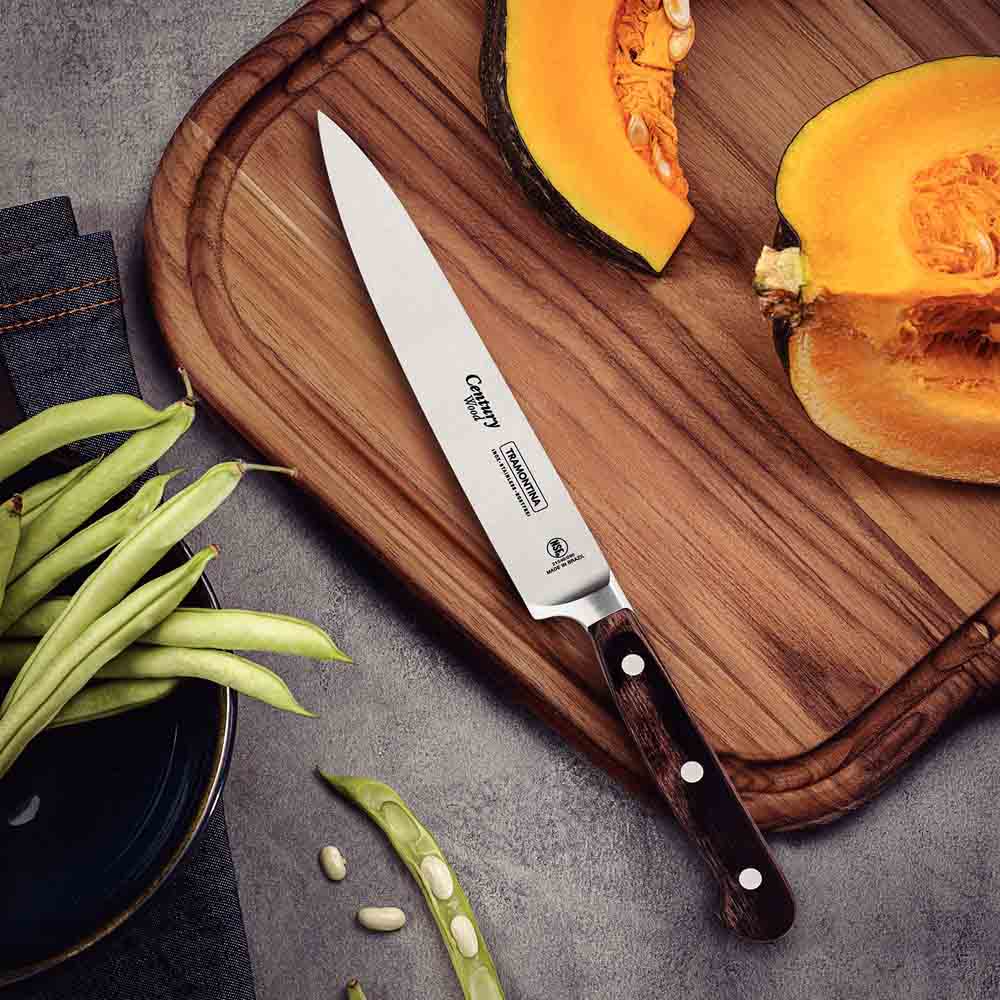 Tramontina Utility Knife on chopping board with pumpkin - MyHouse