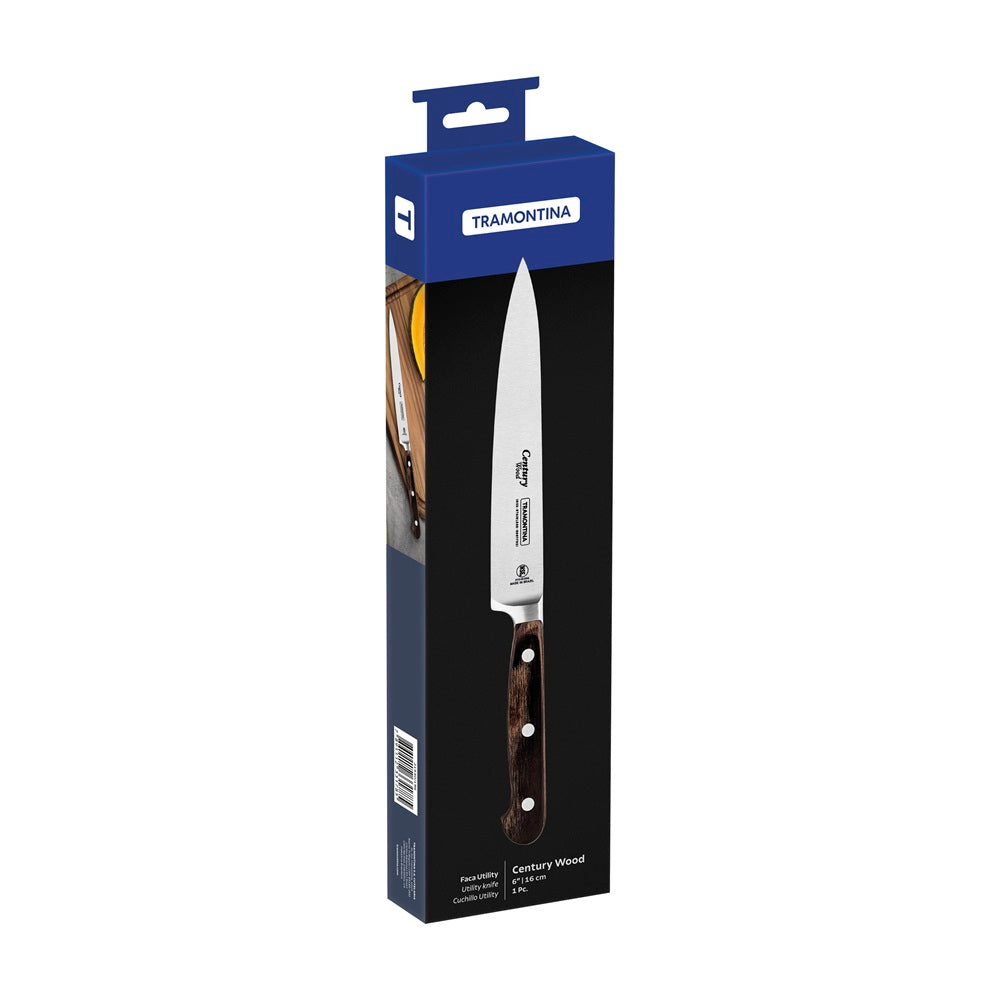 Tramontina Century Wood Forged Utility Knife 6 Inch - MyHouse