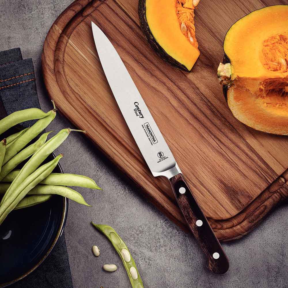 Utility Carving Knife on chopping board with pumpkin - MyHouse