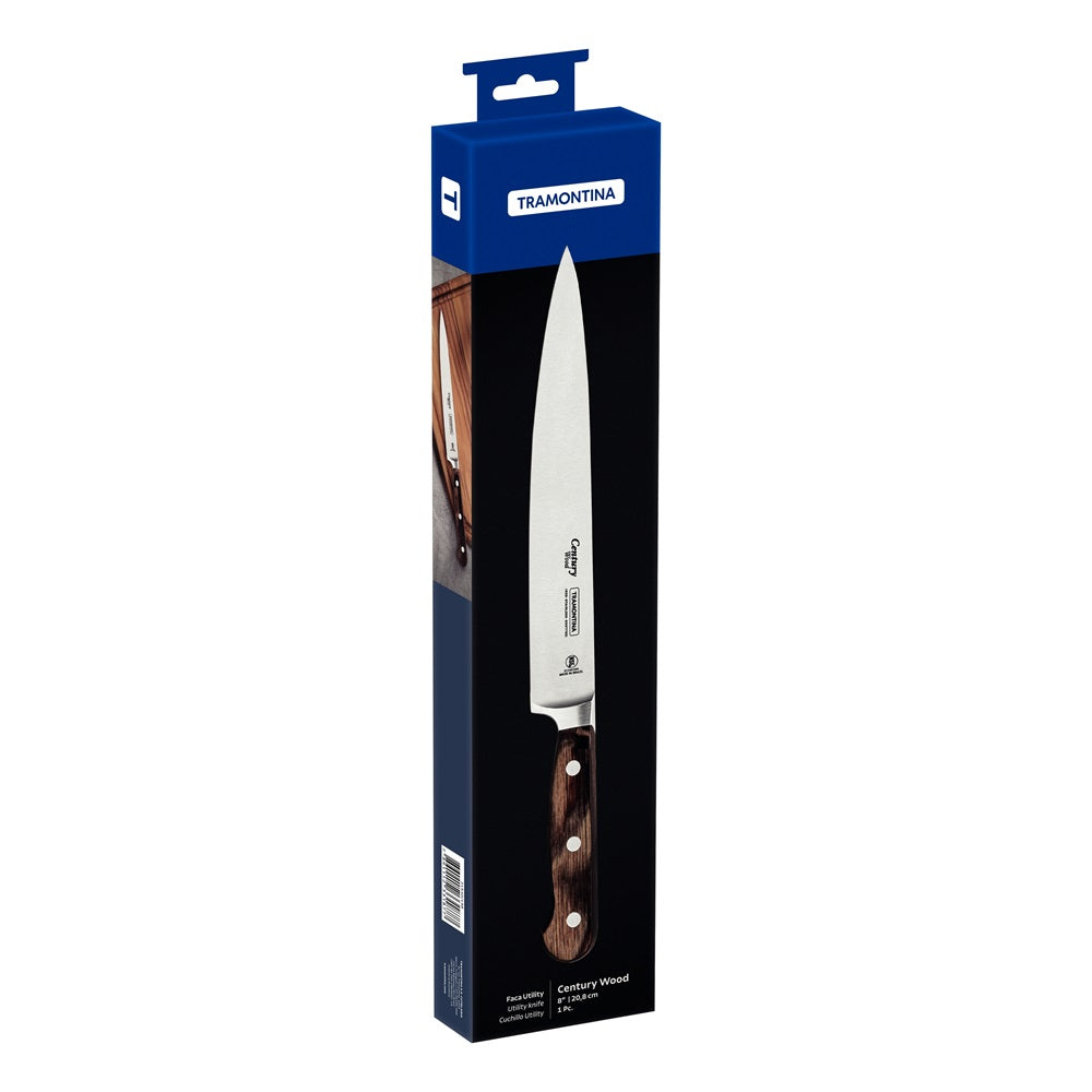 cTramontina Century Wood Forged Utility Carving Knife 8 Inch - MyHouse