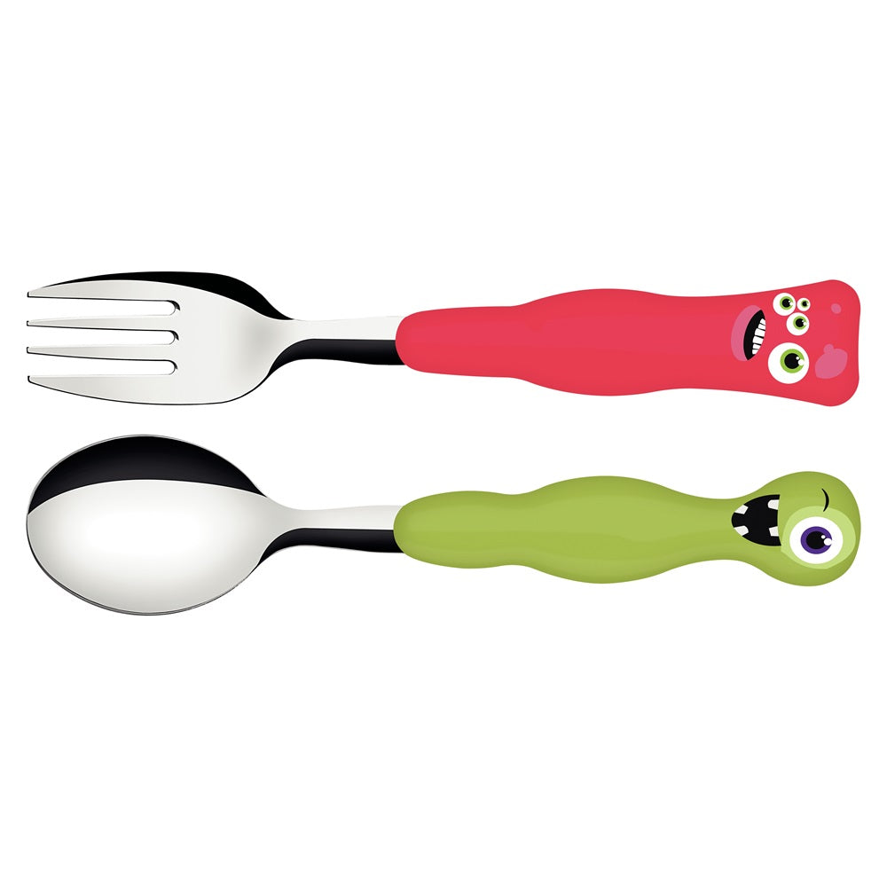 Tramontina 2 Piece Children's Cutlery Set with Monster handles - MyHouse