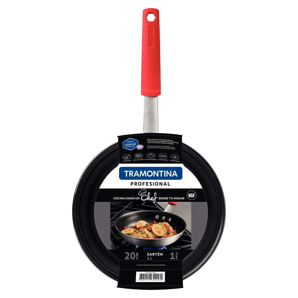 Tramontina Professional Aluminum Nonstick Restaurant Fry Pan 20cm - MyHouse